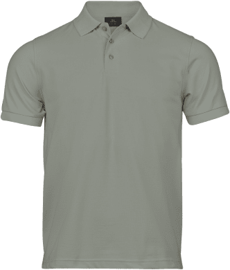 Luxury stretch polo Sage