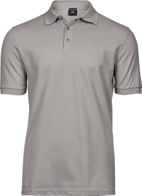 Luxury stretch polo Stone