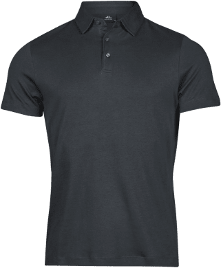 Pima Cotton Polo Dark Grey