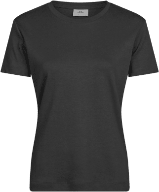 Womens Pima Cotton Tee Black