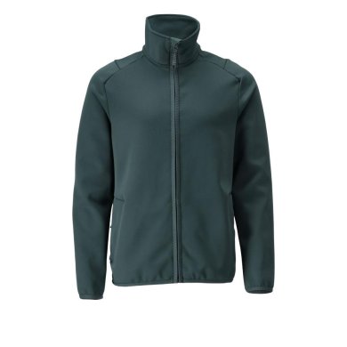 Fleecetröja med blixtlås Herr | Skogsgrön