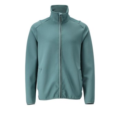 Fleecetröja med blixtlås Herr | Ljus Skogsgrön
