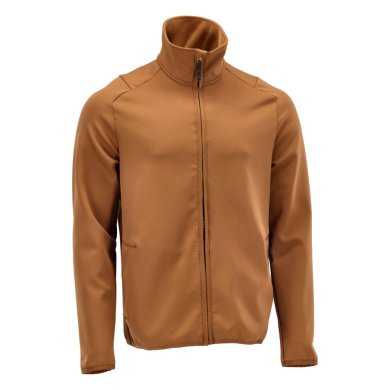 Fleecetröja med blixtlås Herr | Nötbrun
