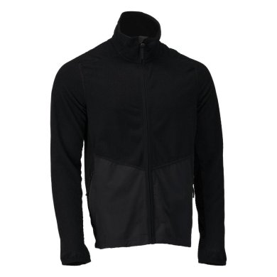 Mikrofleece tröja med blixtlås Herr | Svart