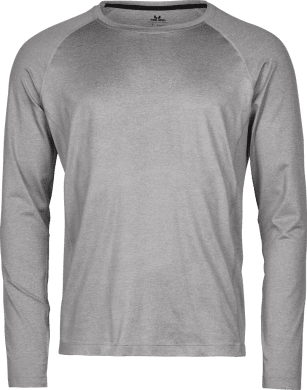 Long Sleeve CoolDry Tee, unisex Hether Grey