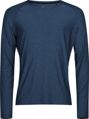 Long Sleeve CoolDry Tee, unisex Navy Melange