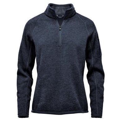 Women's Avalante 1/4 Zip Pullover, navy heather