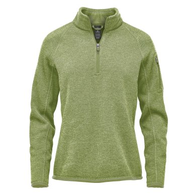 Women's Avalante 1/4 Zip Pullover, sage green heather