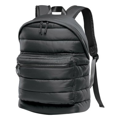 Stavanger Quilted Backpack, black