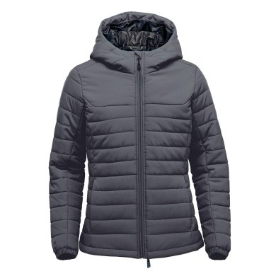 Women's Nautilus Quilted Hoody, dolphin