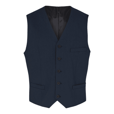 Traveller mens waistcoat modern fit, dark blue