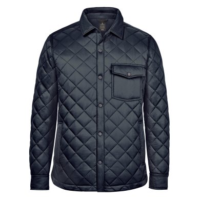 Men's Tundra Quilted Shacket, midnight