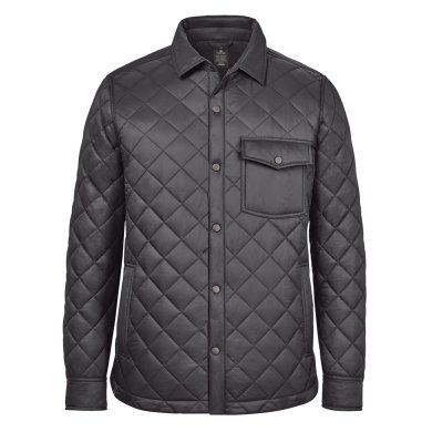 Men's Tundra Quilted Shacket, granite