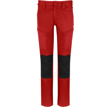 Womens service Pants, red/black
