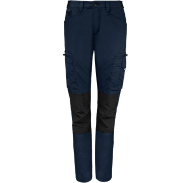 Womens service Stretch Pants, navy/black
