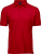 Luxury stretch polo Red
