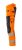 Byxor med hängfickor, orange/mörk marin
