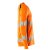 Långärmad t-shirt, orange/mörk marin