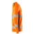Långärmad t-shirt, orange/mörk antracite