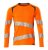 Långärmad t-shirt, orange/mossgrön
