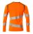 Långärmad t-shirt, orange/mossgrön