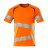 Kortärmad t-shirt, orange/mossgrön