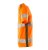 Kortärmad t-shirt, orange/mossgrön