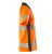 Kortärmad piké, orange/mörk antracite