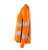 Dam långärmad t-shirt, orange/mörk marin