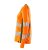 Dam långärmad t-shirt, orange/mossgrön
