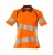 Dam kortärmad piké, orange/mörk antracite