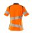 Dam kortärmad piké, orange/mörk antracite