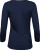 Women's Stretch 3/4 Sleeve Tee Navy