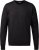 Milan mens pullover round-neck, charcoale melange