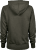 Women´s Fashion Full Zip Hood Deep Green