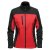 Women's Cascades Softshell, red/black