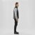 Men's Cascades Softshell Vest, dolphin/black