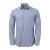 Blue/white stretch twill shirt, comfort fit
