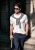 The pique tee, white