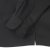 Black female stretch poplin shirt, comfort fit