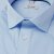 Light blue stretch twill shirt, comfort fit