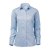 Light blue female stretch twill shirt, loose fit