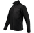 Pile fleece jacket, black