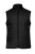Horizontal quilted gilet, black