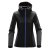 Women's Orbiter Softshell Hoody, black/azur