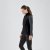 Women's Orbiter Softshell Vest, black/dolphin