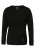 Woman luxury lightweight crewneck, black