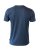 Soft round neck t-shirt, navy melange