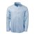 Light blue/white striped stretch oxford shirt, comfort fit