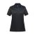 Women's Monterey S/S Piped Polo, black/royal